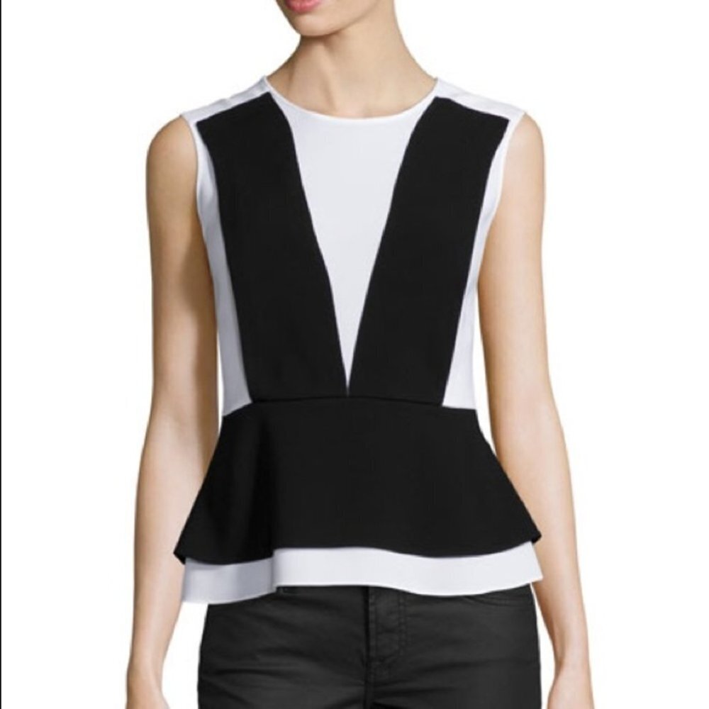 BCBG‎ Max Azaria peplum top